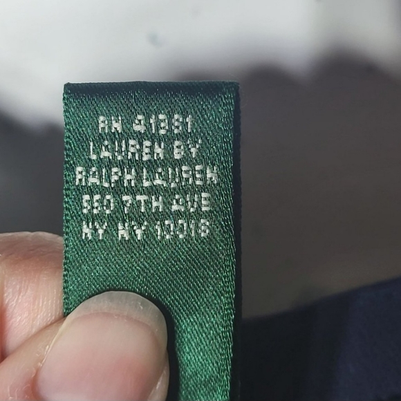 Lauren Ralph Lauren Womens Size 8 Blue & White Chevron sleeveless dress - Picture 4 of 5